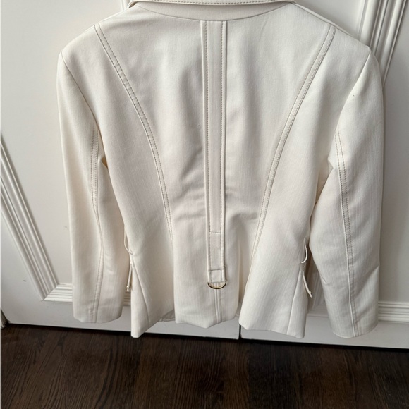 Cache Cream Blazer with Gold Accents - Picture 2 of 5